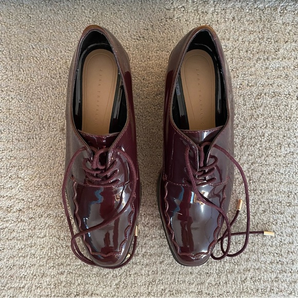 Zara Trafaluc Platform Oxfords - Picture 2 of 10